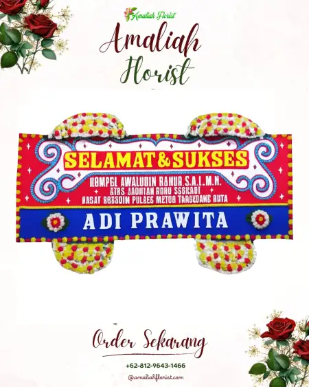 Papan Bunga Ucapan Selamat Timori